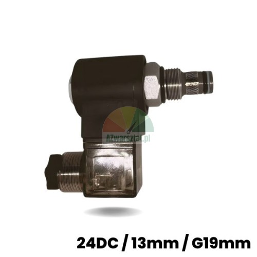 Senkventil (19mm Gewinde) mit 24V DC Magnetspule und 13mm Stift