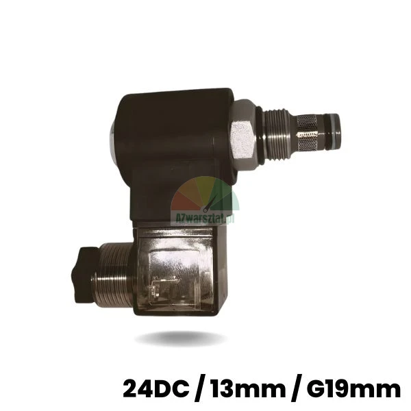 Senkventil (19mm Gewinde) mit 24V DC Magnetspule und 13mm Stift