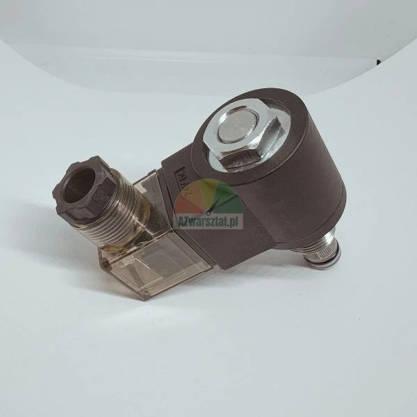 Magnetventilspule 24V DC mit transparentem Gerätestecker