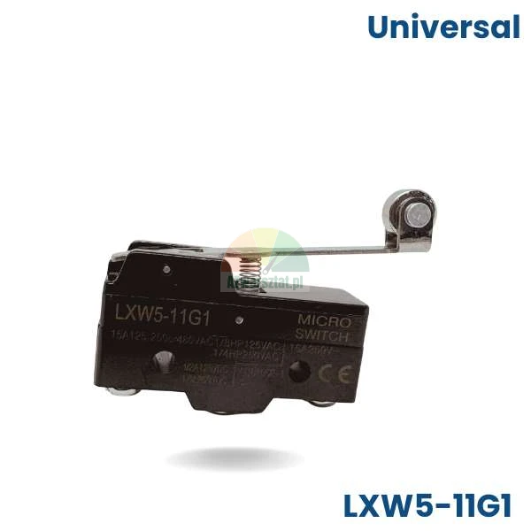 Mikroschalter LXW5-11G1 mit Rollenhebel, schwarzer Endschalter
