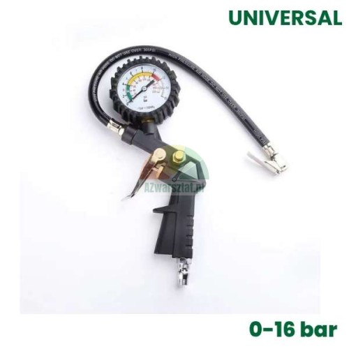 Reifenfüllpistole mit Manometer 0-16 bar