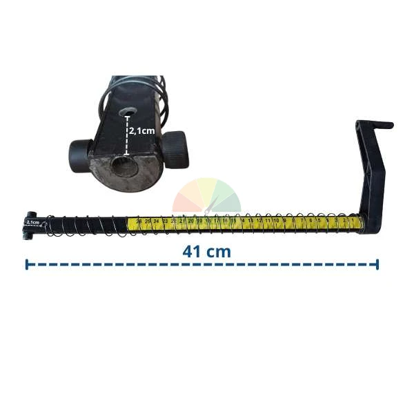 Messarm mit 0-26cm Skala und 41cm Länge