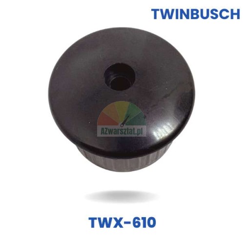 Schwarzer Kunststoffgriff für TWX-610 Sechskantstange von Twin Busch