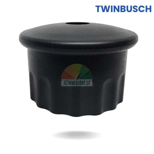 Schwarzer Kunststoff-Ersatzgriff für Twin Busch Sechskantstange Reifenmontiermaschine