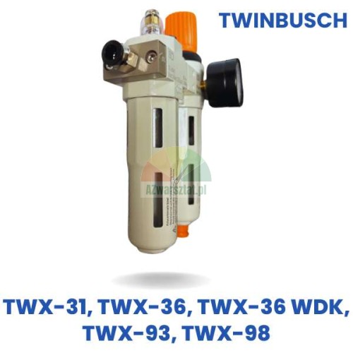 Komplette Druckluft-Wartungseinheit Typ D Ersatz für Twin Busch TWX-31, TWX-36, TWX-36 WDK, TWX-93, TWX-98