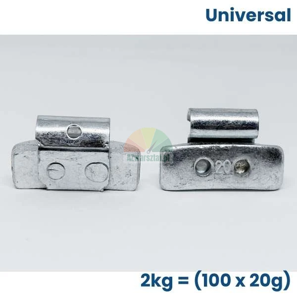 Schlaggewichte für Stahlfelgen universell 100 Stück x 20g Packung 2kg