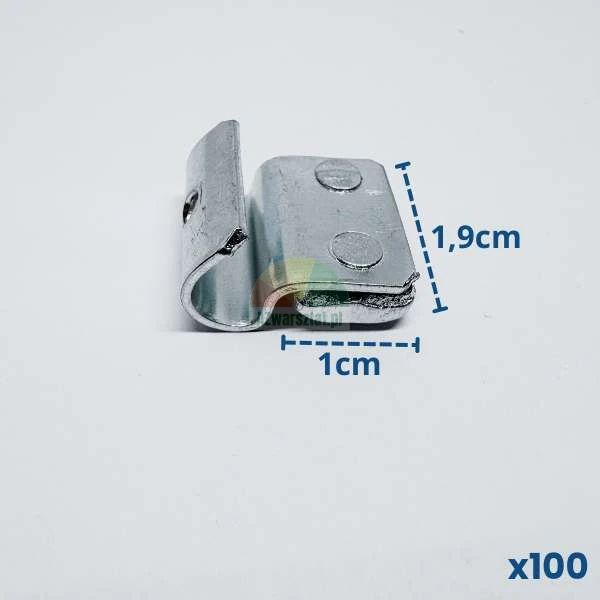 Schlaggewicht für Stahlfelgen 10g mit Maßangaben.