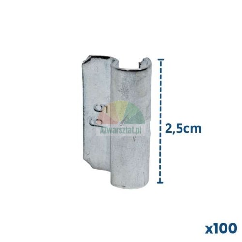 Schlaggewicht 5g, 2,5cm Höhe, 100 Stück Packung.