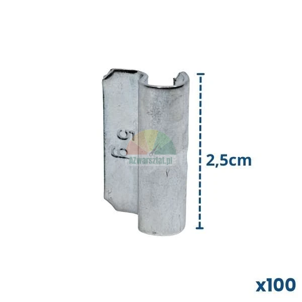 Schlaggewicht 5g, 2,5cm Höhe, 100 Stück Packung.
