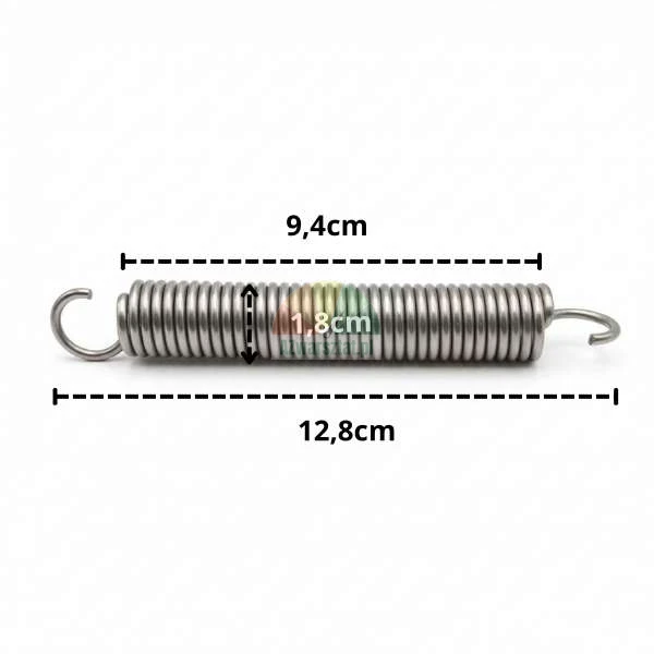 Montiermaschinen Feder 12,8 cm