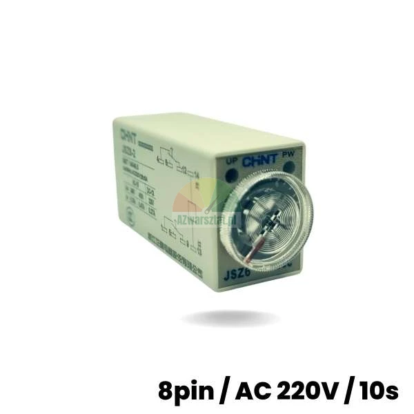 Zeitrelais AC 220V 10s 8 PIN CHINT JSZ6 mit Einstellrad.