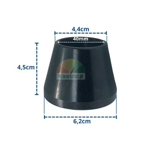 Zentrierkonus für Auswuchtmaschine 40mm Welle Maße 4,4cm 6,2cm 4,5cm