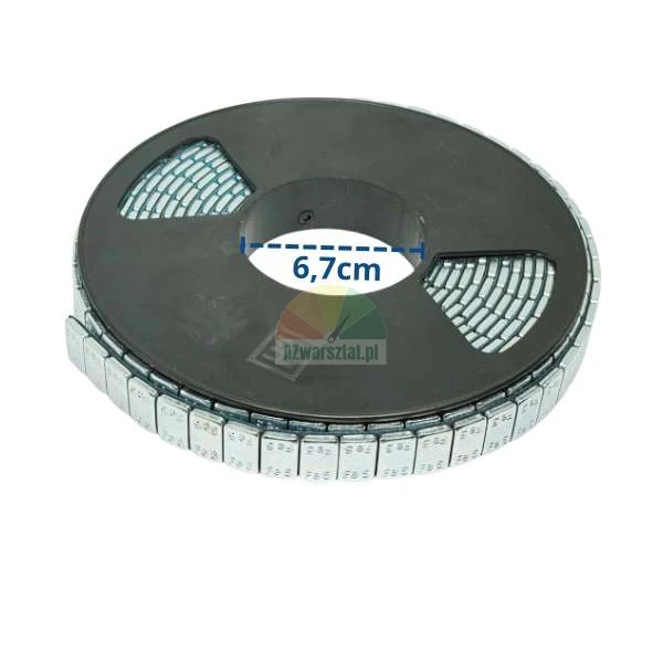 Klebegewichte für Alufelgen auf Rolle 500 x 5g (2,5kg) mit 6,7cm Innendurchmesser