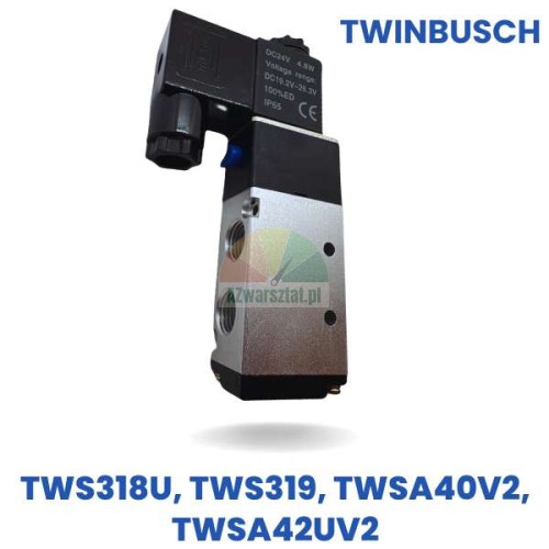 Elektromagnetisches Pneumatikventil Typ B Ersatz für Twin Busch TWS318U TWS319 TWSA40V2 TWSA42UV2