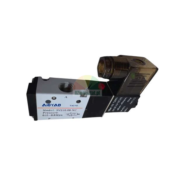 Pneumatisches Magnetventil AIGYAD Modell 3V210-08-NC 24V DC