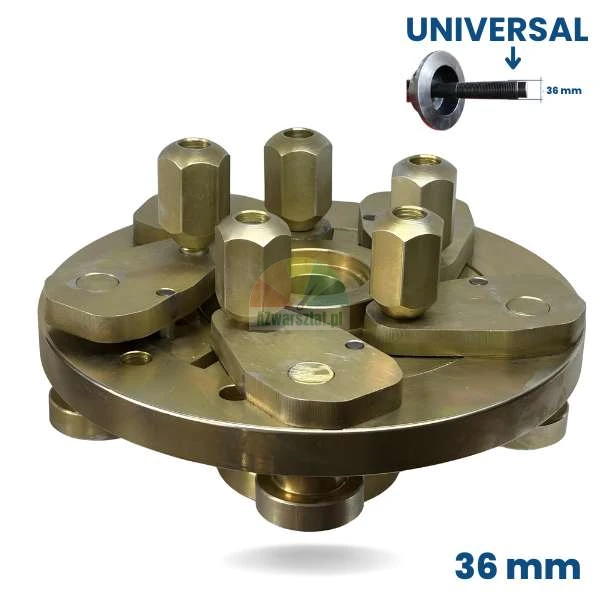Universal-Schnellspannflansch für Auswuchtmaschine 36mm, für Räder ohne Mittelloch