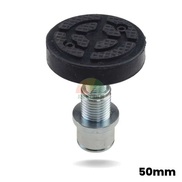 Hebebühne Aufnahmeteller mit Gummiauflage für 50 mm Bohrung