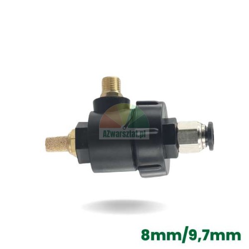 Schnellentlüftungsventil, Schlagbolzen-Ablassventil 8mm/9,7mm schwarz mit Messingteilen