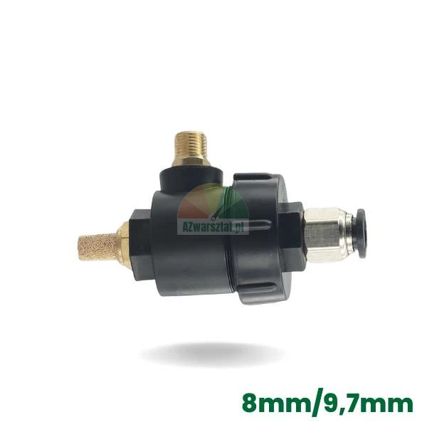 Schnellentlüftungsventil, Schlagbolzen-Ablassventil 8mm/9,7mm schwarz mit Messingteilen