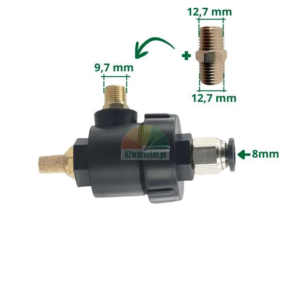 Schnellentlüftungsventil für Schlaggerät 8mm/9,7mm + 12,7mm
