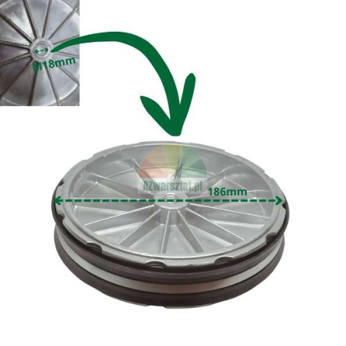 Abdrückzylinder Kolben 186mm M18 für Reifenmontiermaschine