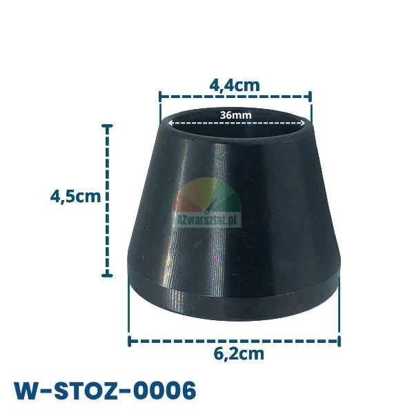 Zentrierkonus für Auswuchtmaschine 36mm, Maße 4,5x4,4x6,2 cm