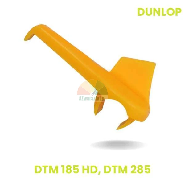 Gelber Kunststoff-Montagekopfschutz für Reifenmontiermaschinen Dunlop DTM 185HD und DTM 285