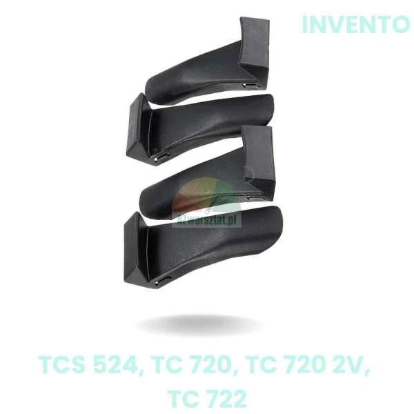 4 Kunststoff-Schutzkappen für Spannbacken Invento TCS 524, TC 720, TC 722