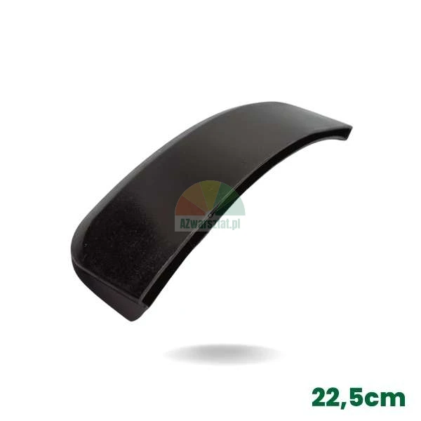 Abdrückschaufelschutz 22,5 cm aus schwarzem Kunststoff