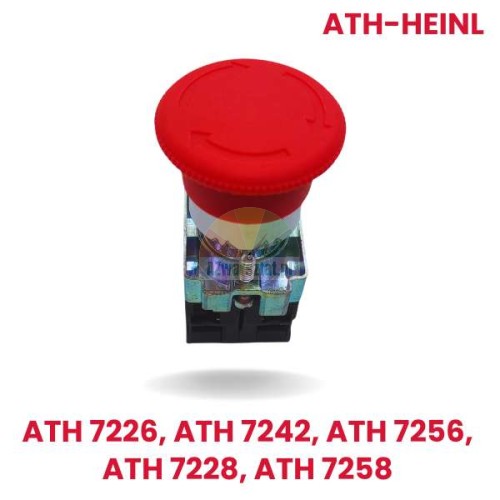 Roter Not-Halt-Taster, Ersatz für ATH-Heinl Modelle ATH 7226, ATH 7242, ATH 7256, ATH 7228 und ATH 7258