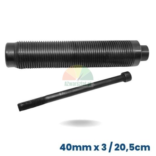Gewindewelle für Wuchtmaschine Durchmesser 40mm und Länge 20,5cm mit Befestigungsschraube
