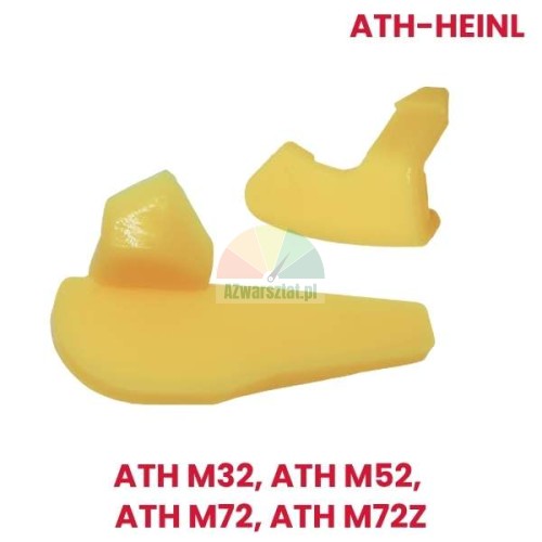 Gelbes Kunststoff-Montagekopf-Schutzset für Reifenmontiermaschinen ATH-Heinl M32, M52, M72, M72Z