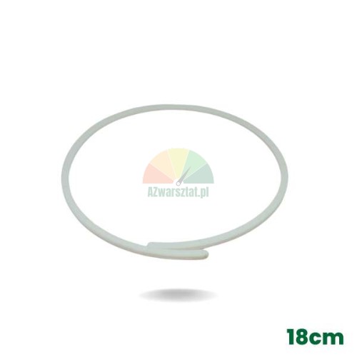 Weißer Führungsring für Abdrückzylinder einer Montiermaschine, Durchmesser 186mm.