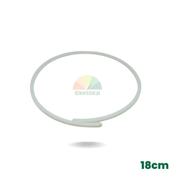 Weißer Führungsring für Abdrückzylinder einer Montiermaschine, Durchmesser 186mm.