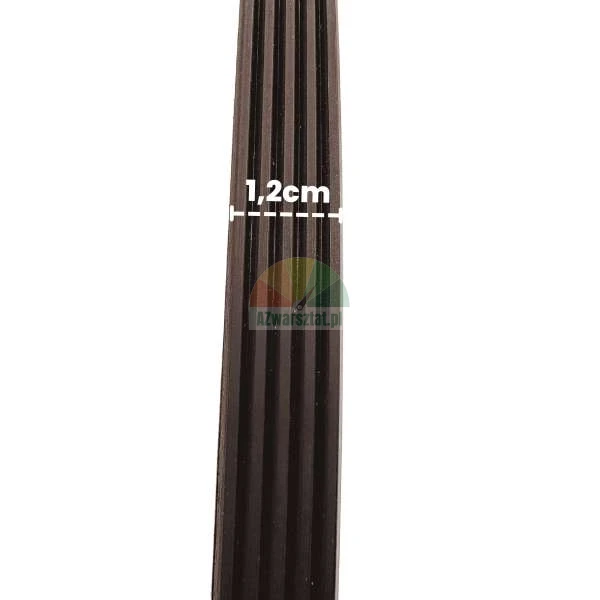 Schwarzer Auswuchtmaschinen-Riemen Breite 1,2 cm, 5 Rippen 4 Rillen
