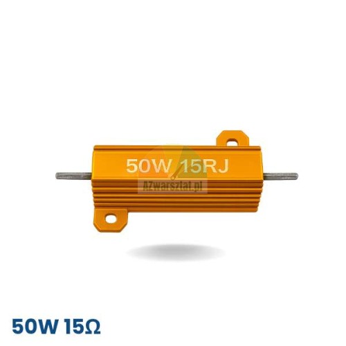 50W 15 Ohm Bremswiderstand im goldfarbenen Aluminiumgehäuse für Auswuchtmaschinen