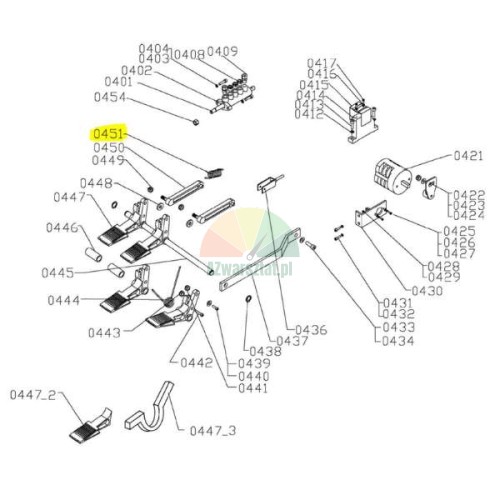 Rückholfeder für Pedal der Reifenmontiermaschinen Invento TC 720, TC 722, TC 724