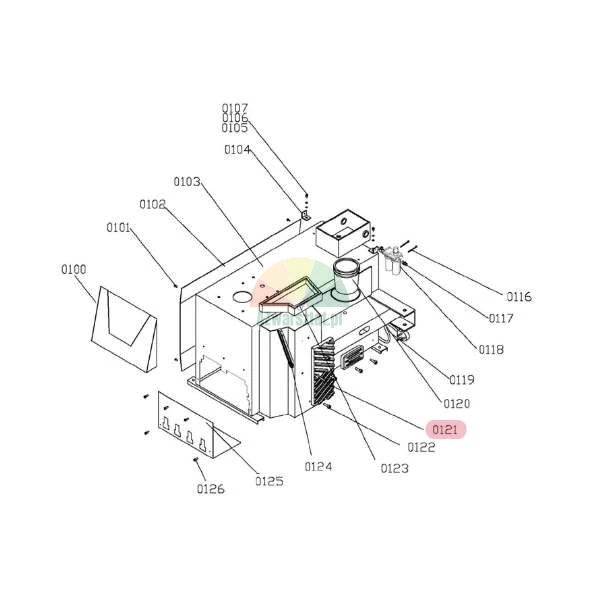 Gummi für Reifenmontiermaschine Evert 885ITA-2 LC890S - Teil 0121 Diagramm