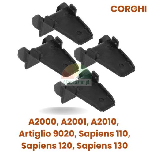 Satz mit 4 Kunststoff-Spannbackenschutz für Corghi A2000, A2001, A2010, Artiglio 9020, Sapiens 110, 120, 130