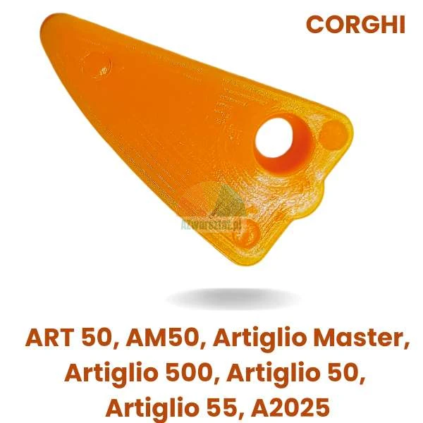 Orangefarbene Kunststoff-Schutzkappe für die Montagekopf-Halterung der Corghi Artiglio Master, ART 50, AM50, Artiglio 500, Artiglio 55, A2025 Reifenmontiermaschinen.