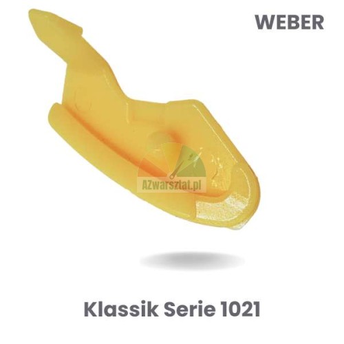 Gelbe Kunststoffabdeckung für den Montagefuß, Ersatzteil für Weber Klassik Serie 1021 Grill.