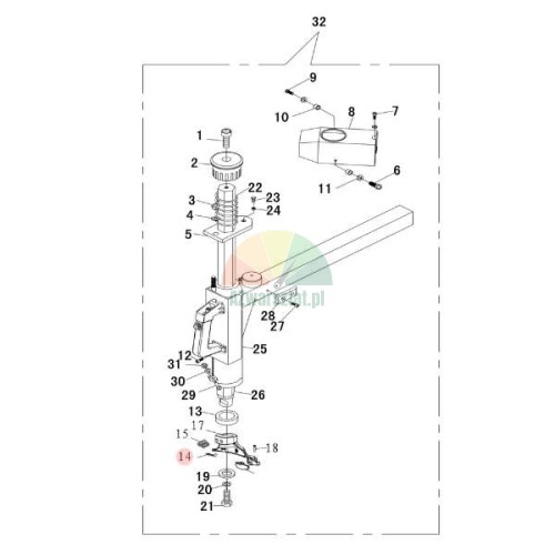 Kunststoff-Montagekopfschutz für Weber Klassik Serie 1021 im Diagramm