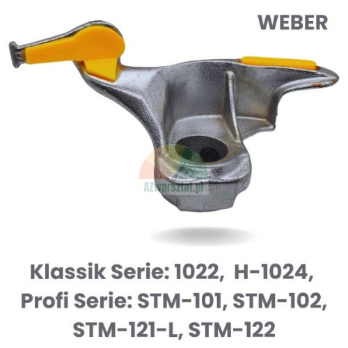 Montagekopf aus Stahl für Weber Reifenmontiermaschinen, passend für Klassik und Profi Serie.