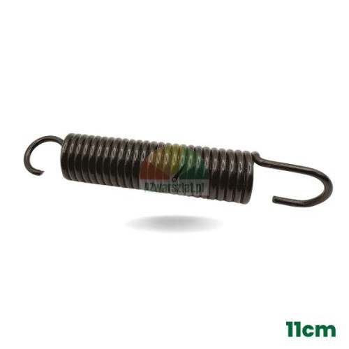 11 cm Zugfeder für Reifenmontiermaschinen in Schwarz.