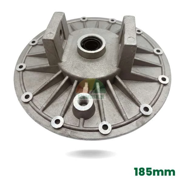 Aluminium-Frontdeckel für den Abdrückzylinder der Montiermaschine, Durchmesser 185 mm