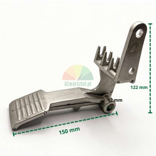 Aluminium-Pedal für Reifenmontiermaschine Typ - C mit Maßen 150mm und 122mm
