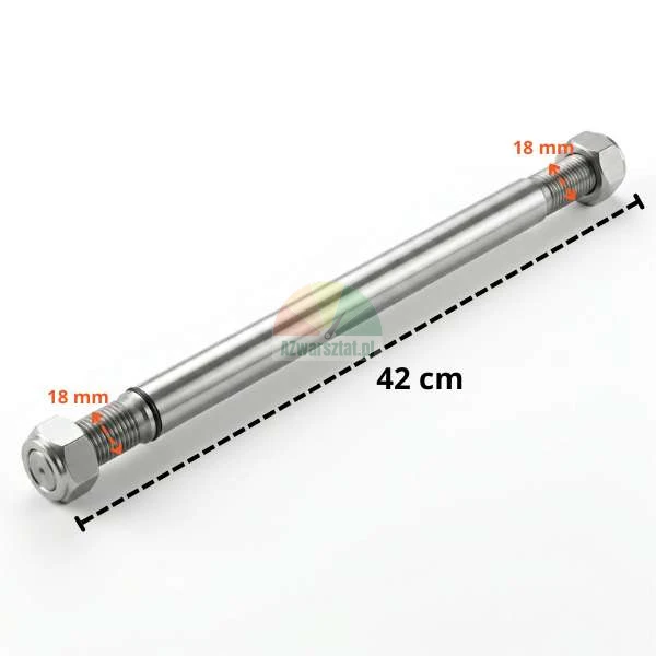 Kolbenstange für Fenderzylinder 42 cm