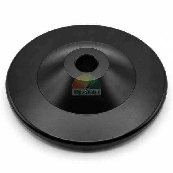 Schwarze Andruckplatte für den Hilfsarm einer Reifenmontiermaschine, 25cm Durchmesser
