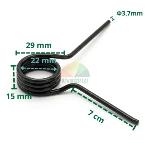 Drehfeder für Reifenmontiermaschine Umschalter 29mm