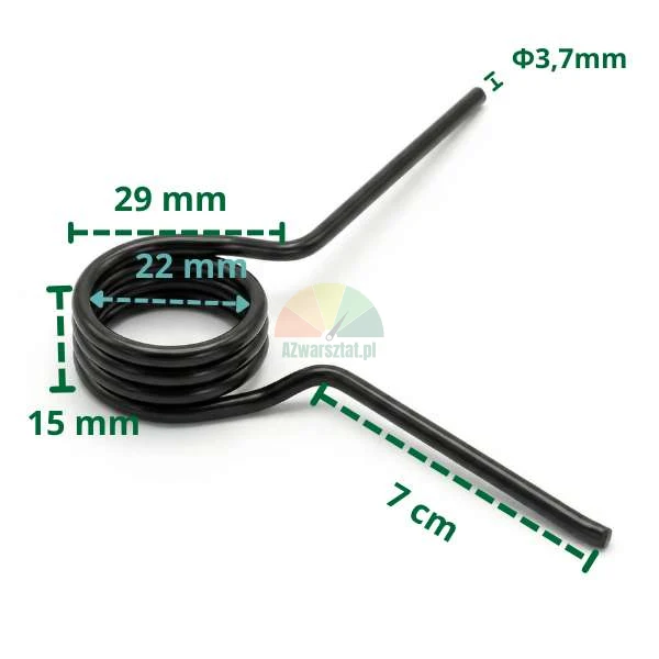 Drehfeder für Reifenmontiermaschine Umschalter 29mm